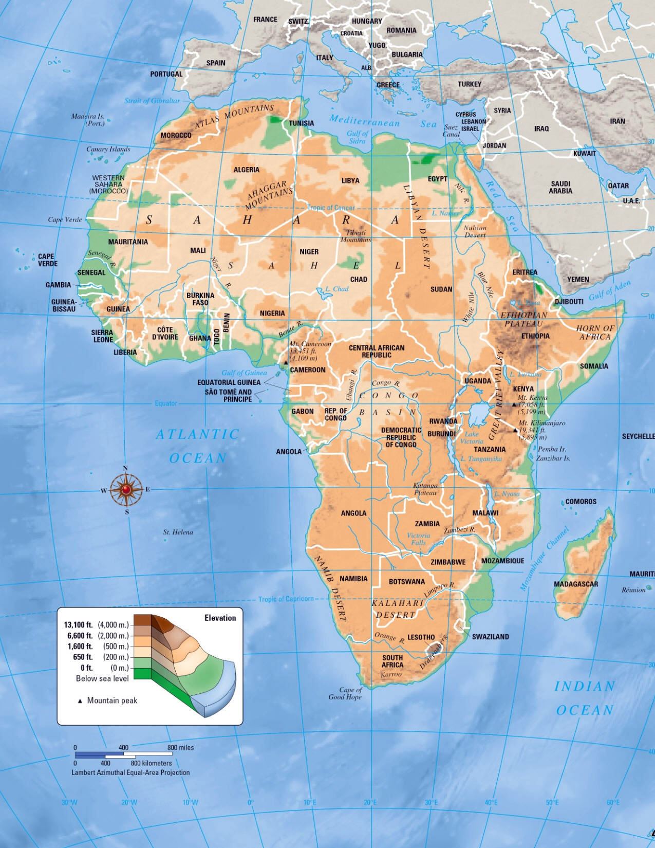 Maps of Africa and African countries | Political maps, Administrative
