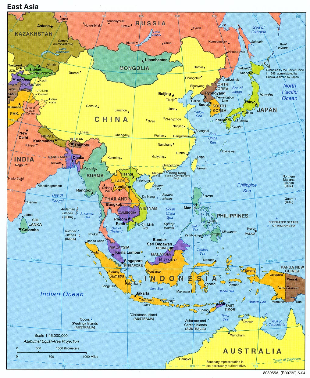 Maps Of Asia And Asia Countries Political Maps Administrative And Road Maps Physical And Topographical Maps Of Asia With Countries Maps Of The World