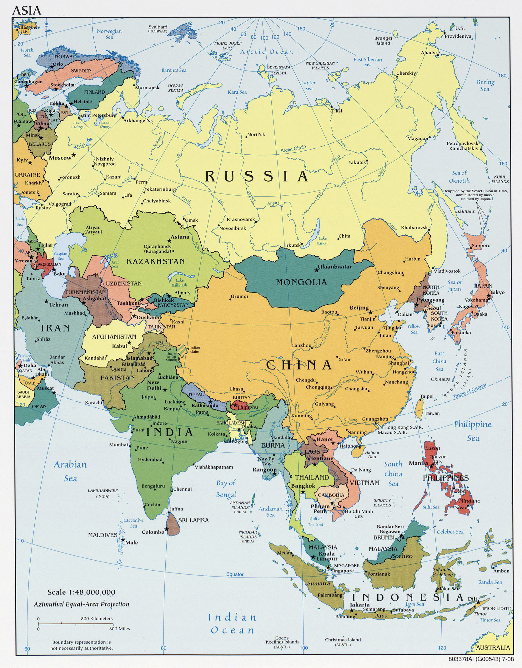 Maps Of Asia And Asia Countries Political Maps Administrative And