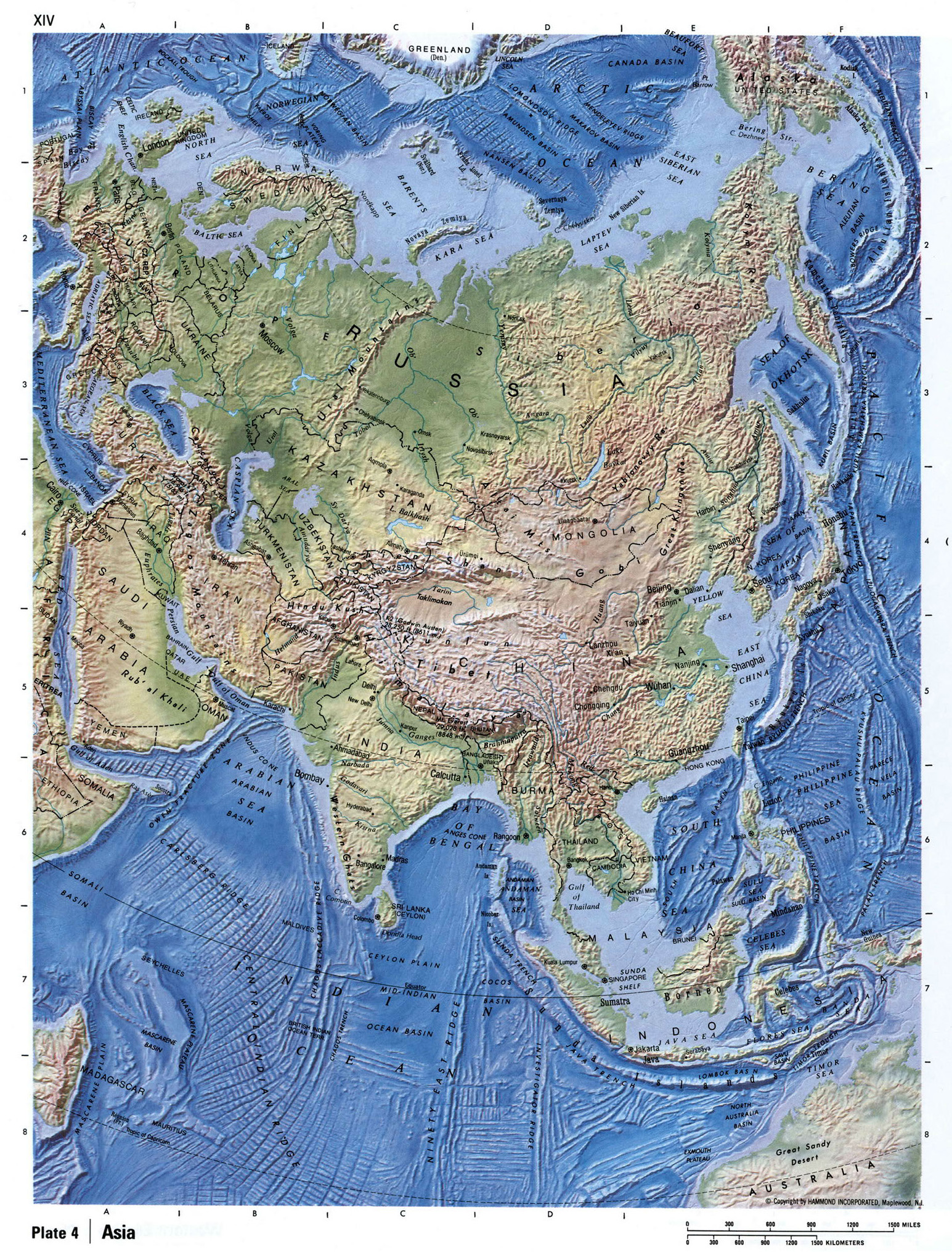 Maps of Asia and Asia countries | Political maps, Administrative and