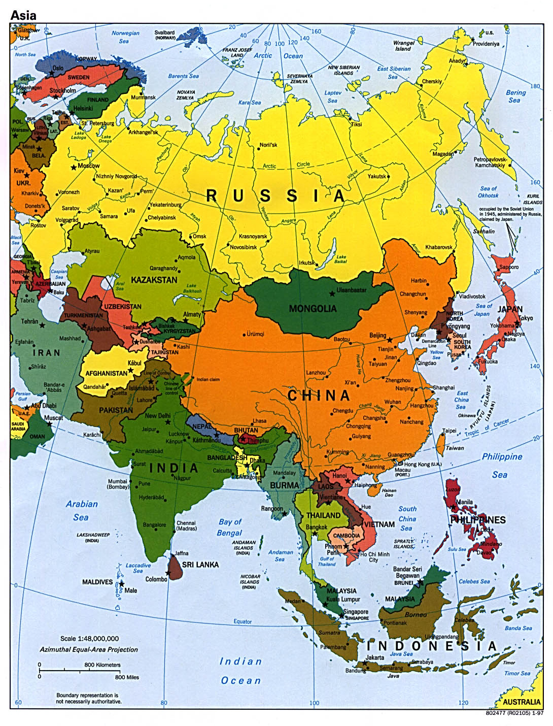 Maps Of Asia And Asia Countries Political Maps Administrative And