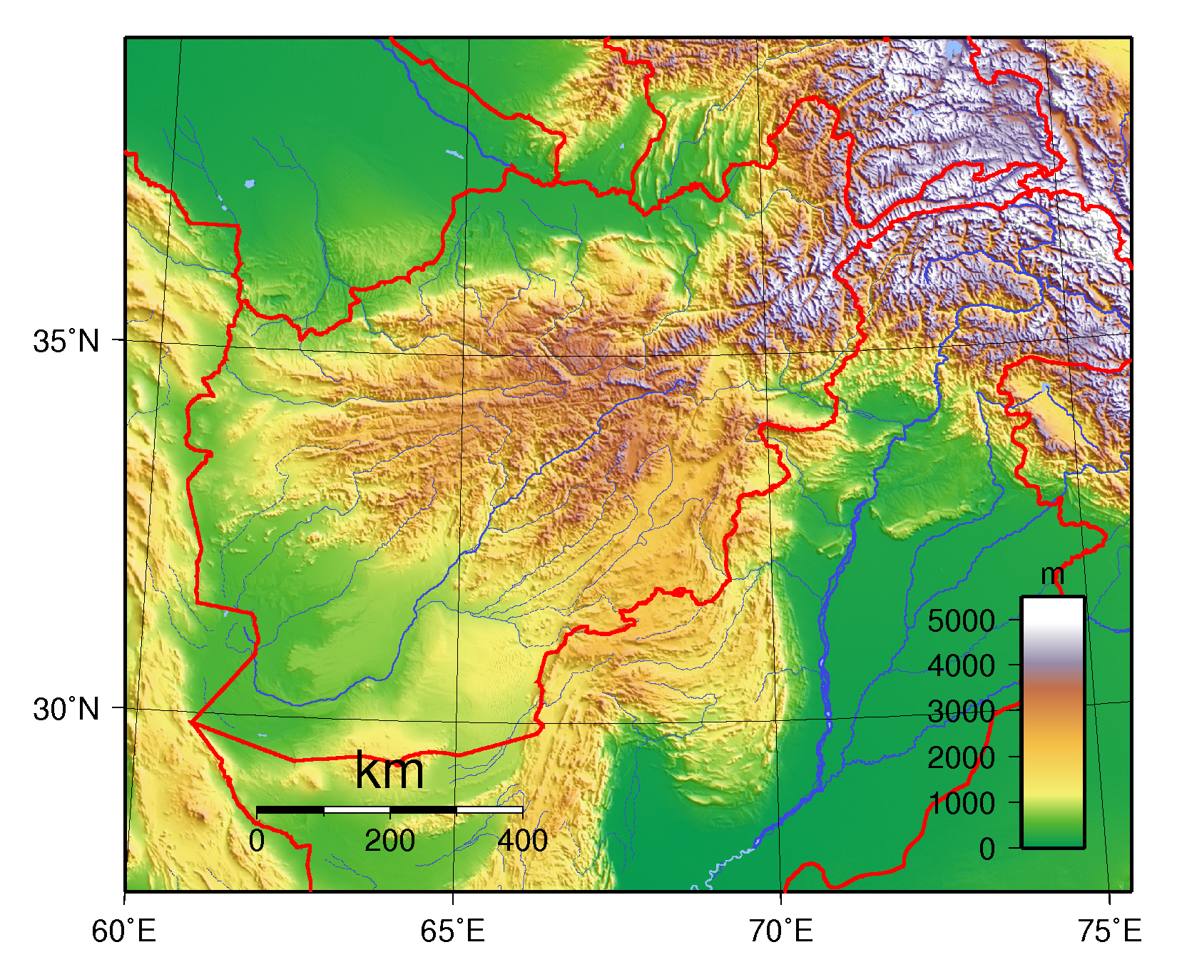 Maps Of Afghanistan Detailed Map Of Afghanistan In English Military