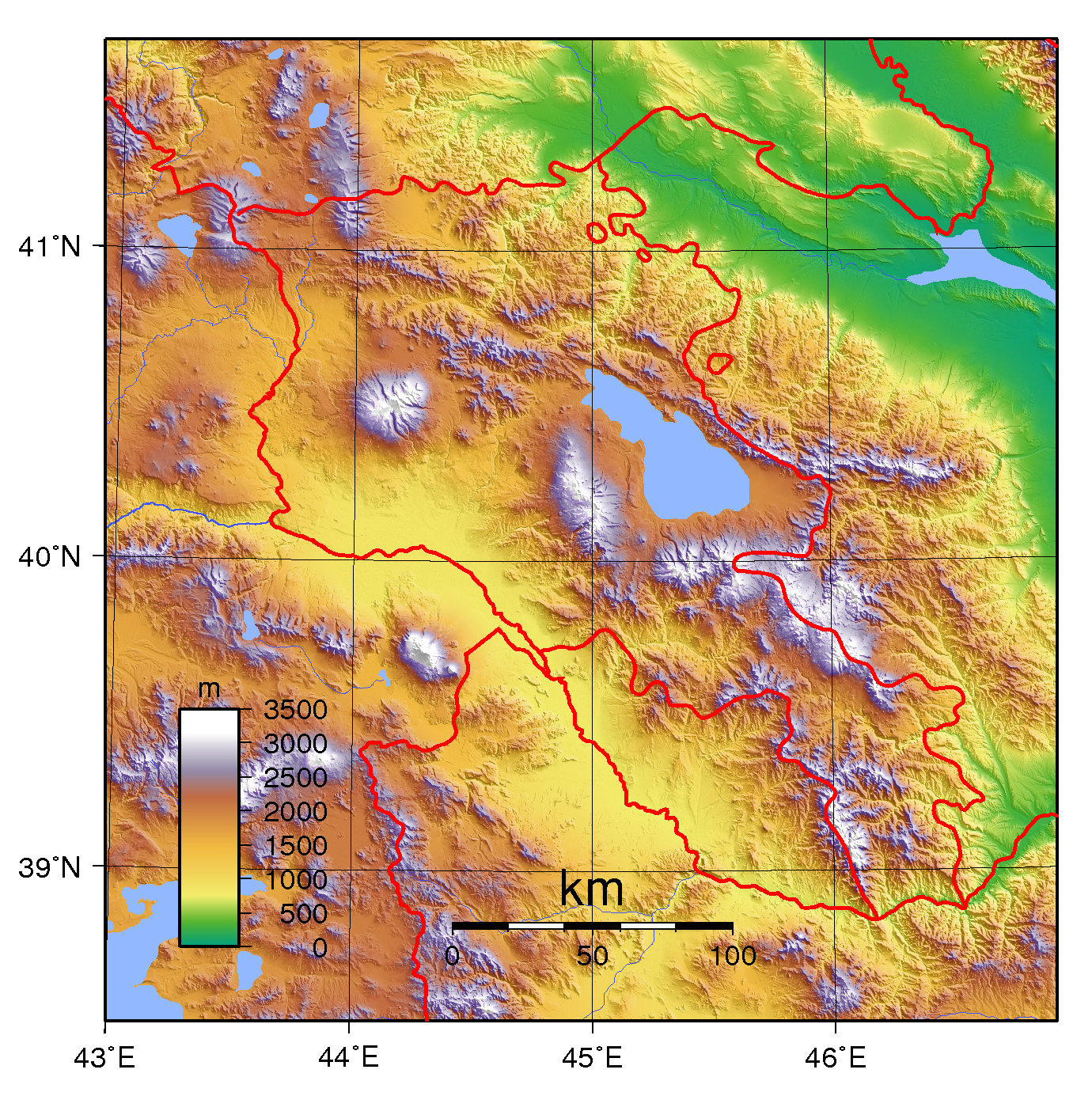 Maps of Armenia - Armenica