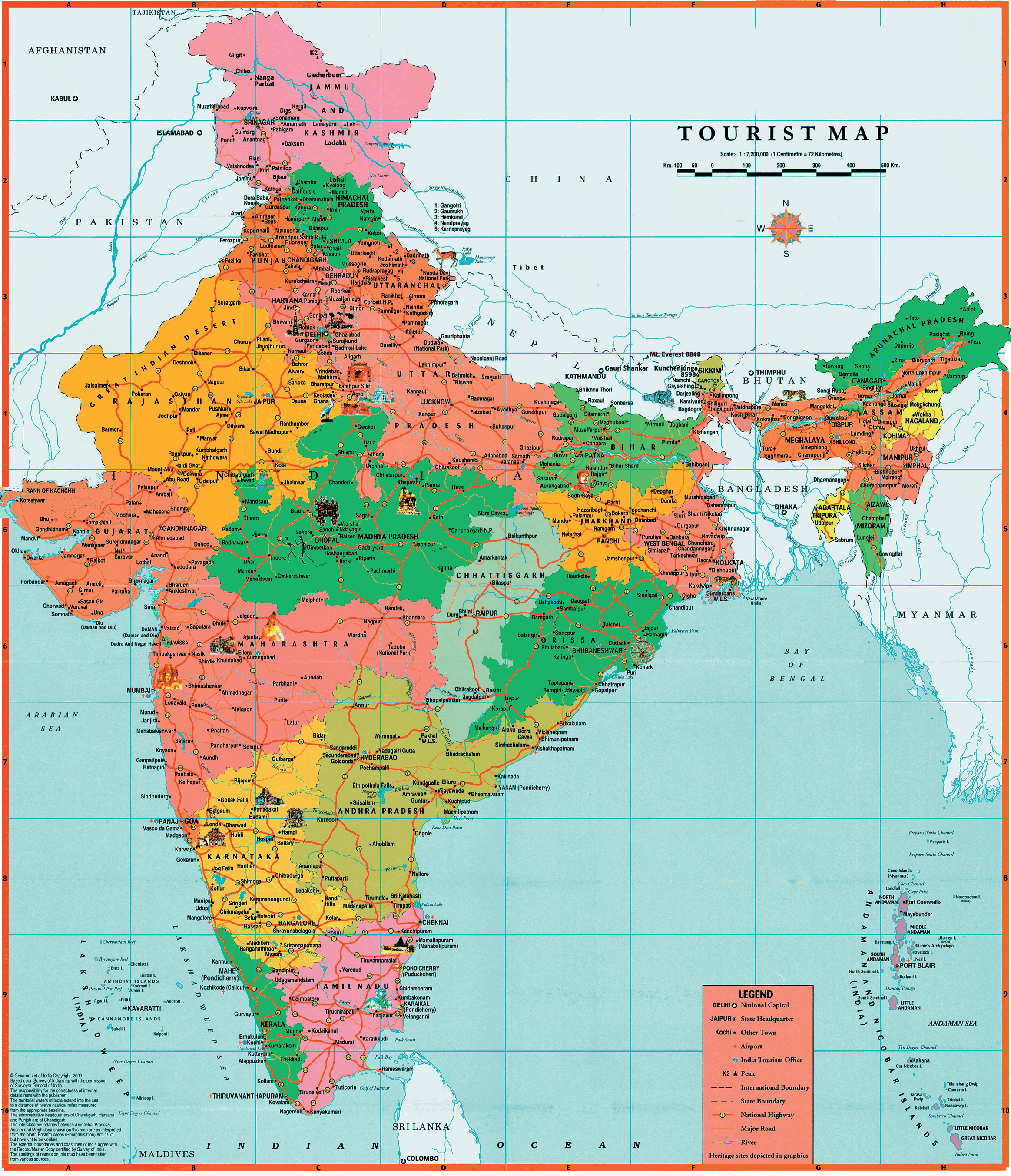 Maps Of India Detailed Map Of India In English Tourist Map Of India Maps Of India Detailed Map Of India In English Tourist Map Of India