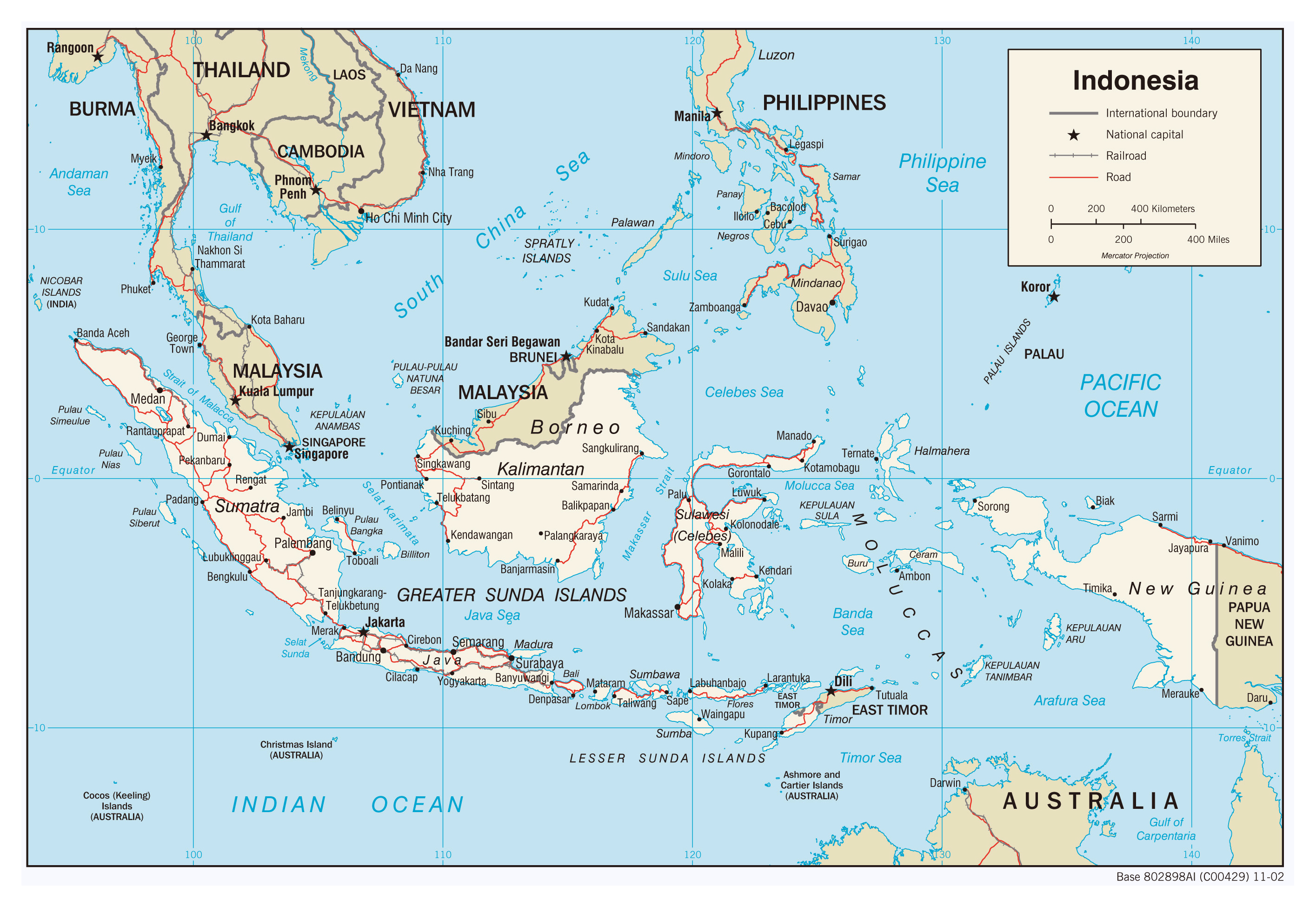 Maps of Indonesia | Detailed map of Indonesia in English | Tourist map