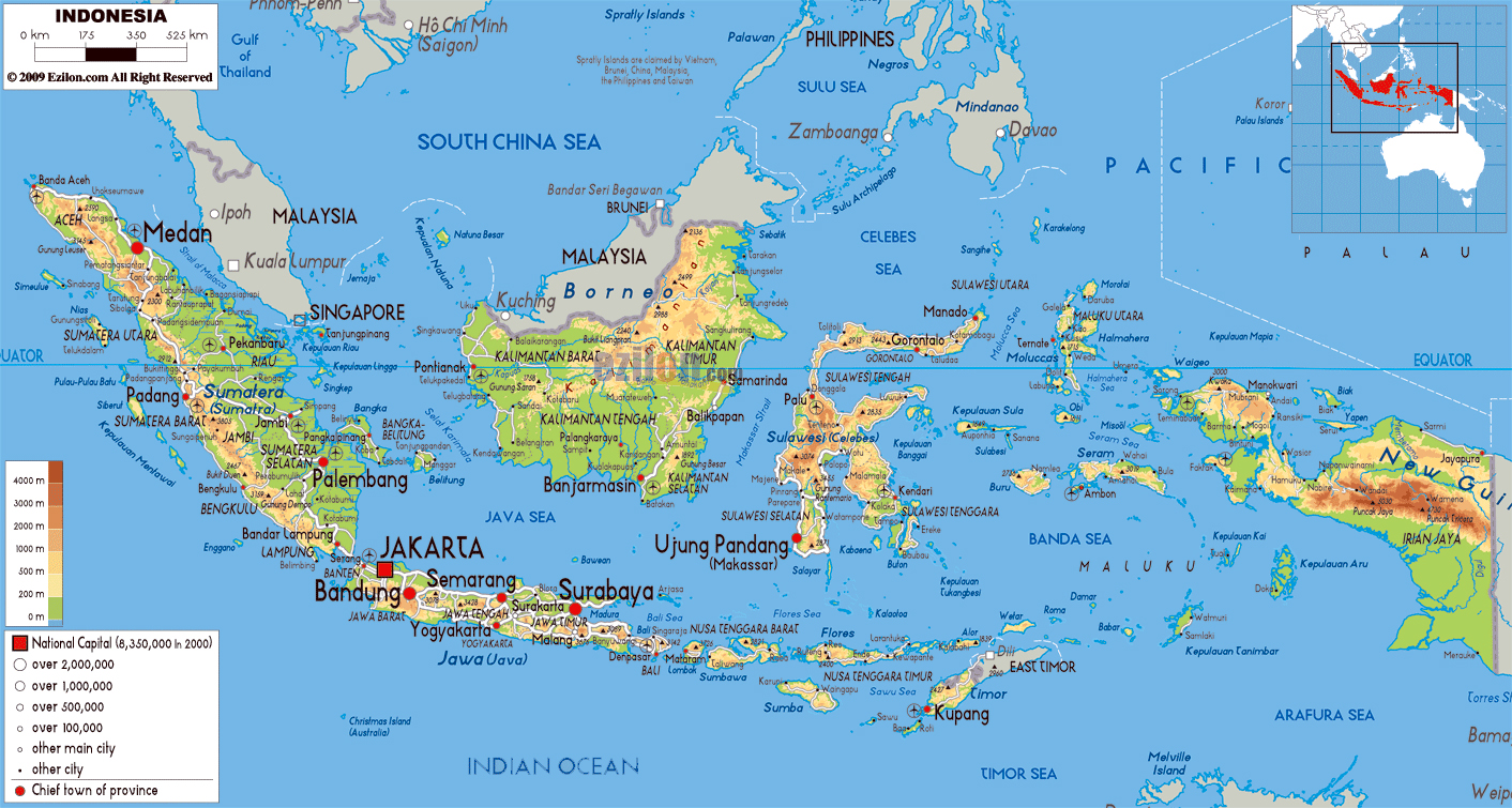 Maps of Indonesia | Detailed map of Indonesia in English | Tourist map