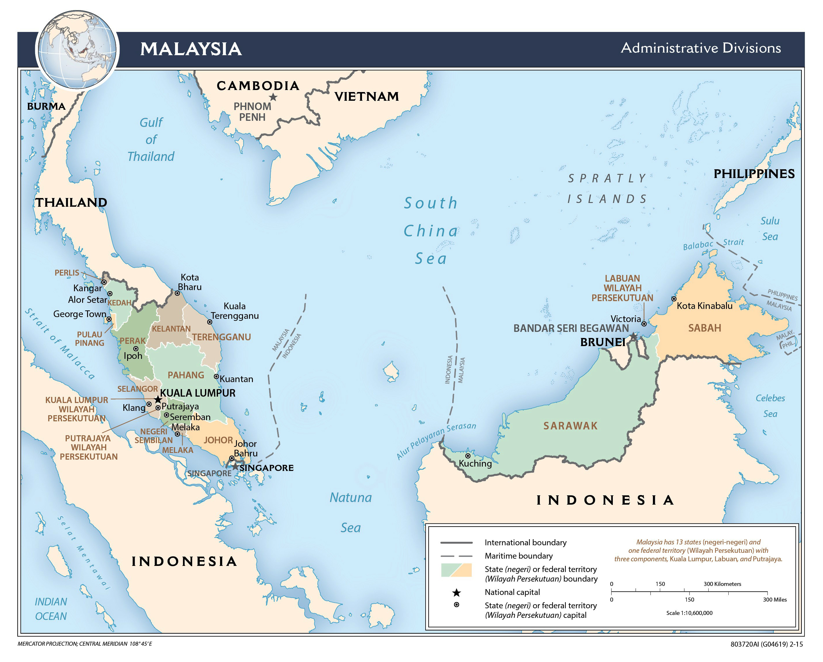Where Is Malaysia On The World Map Map