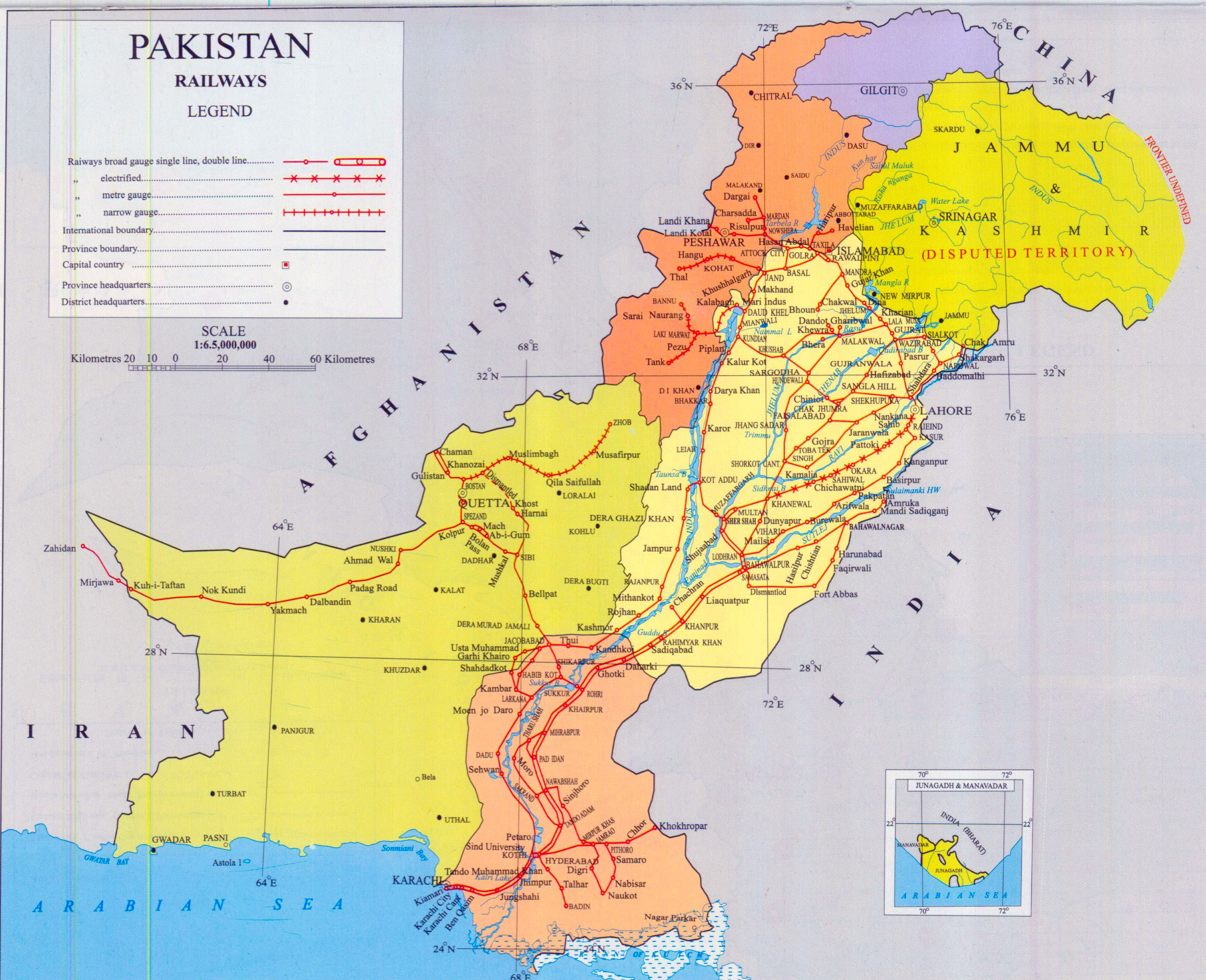 Maps Of Pakistan Detailed Map Of Pakistan In English Tourist Map Of