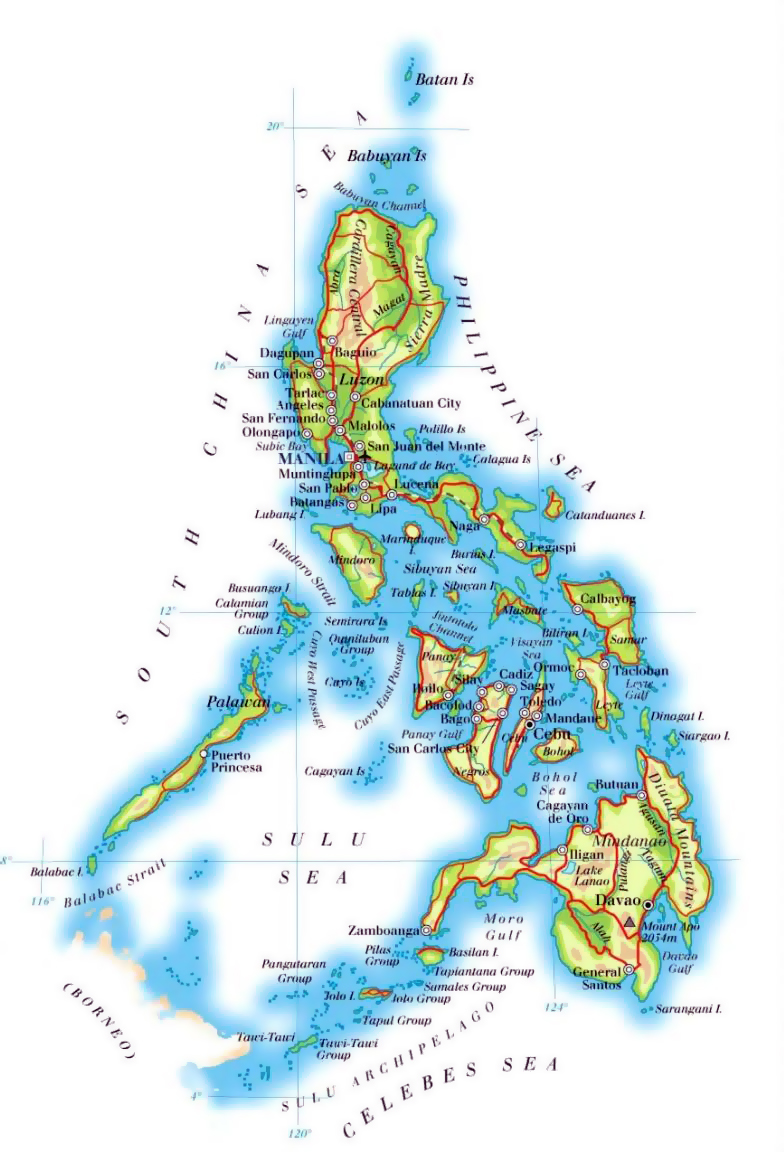 Maps of Philippines | Detailed map of Philippines in English | Tourist