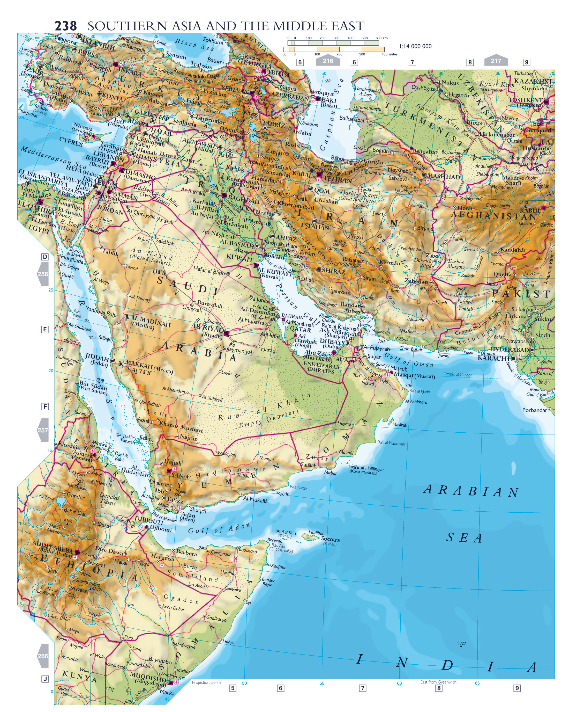 Maps Of Saudi Arabia Detailed Map Of Saudi Arabia In English
