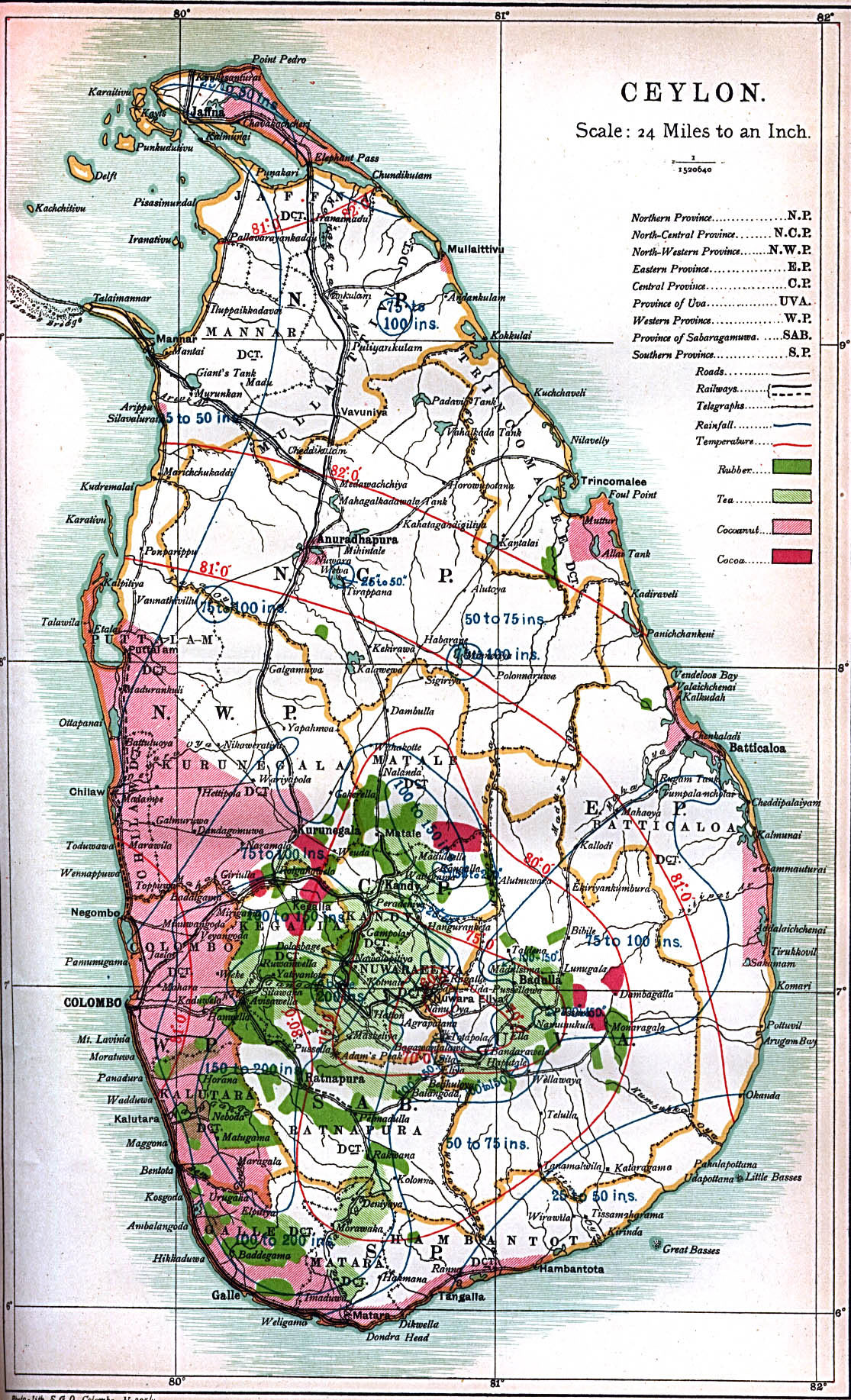Free printable map of sri lanka