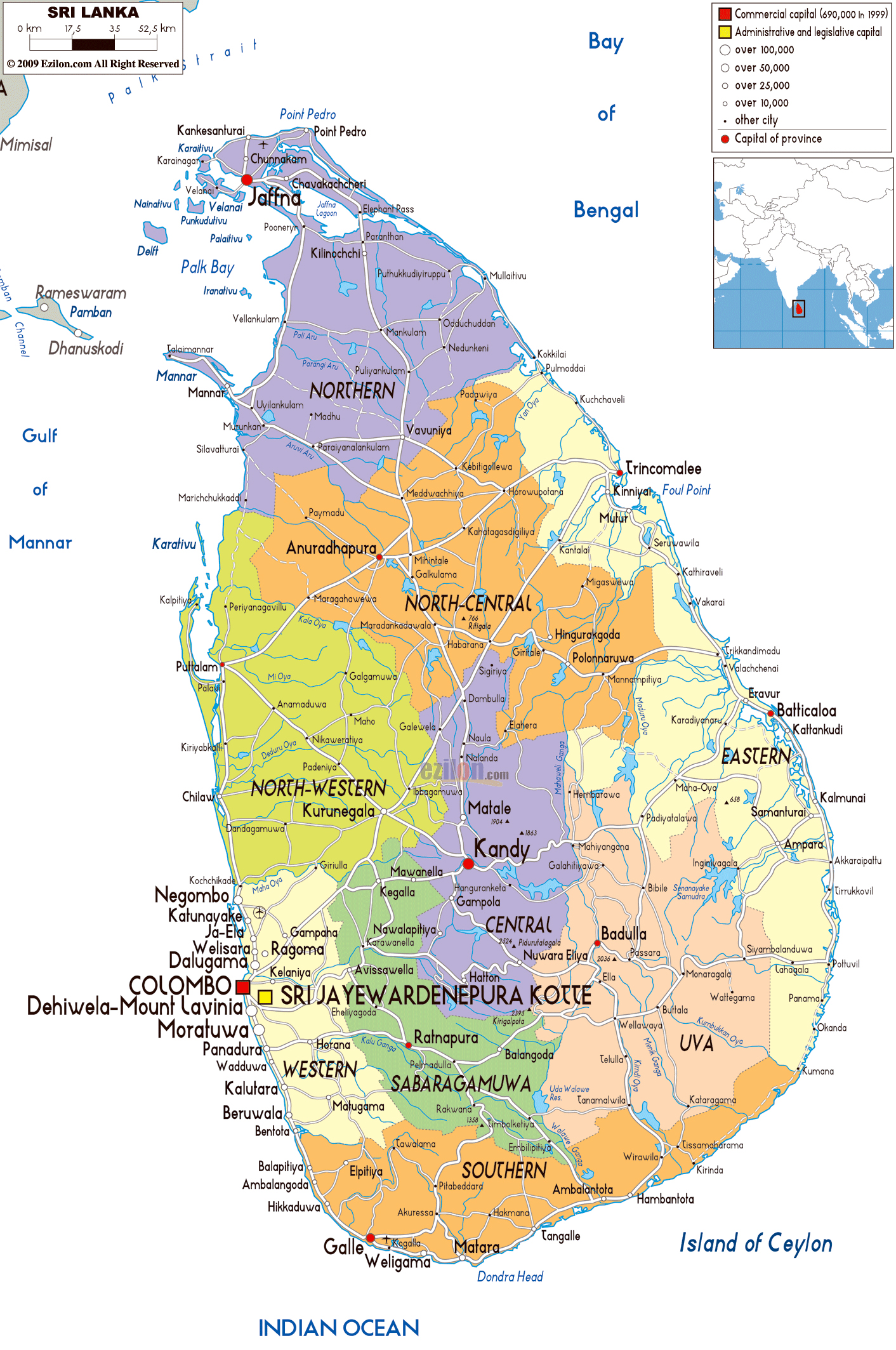 melsiripura sri lanka map