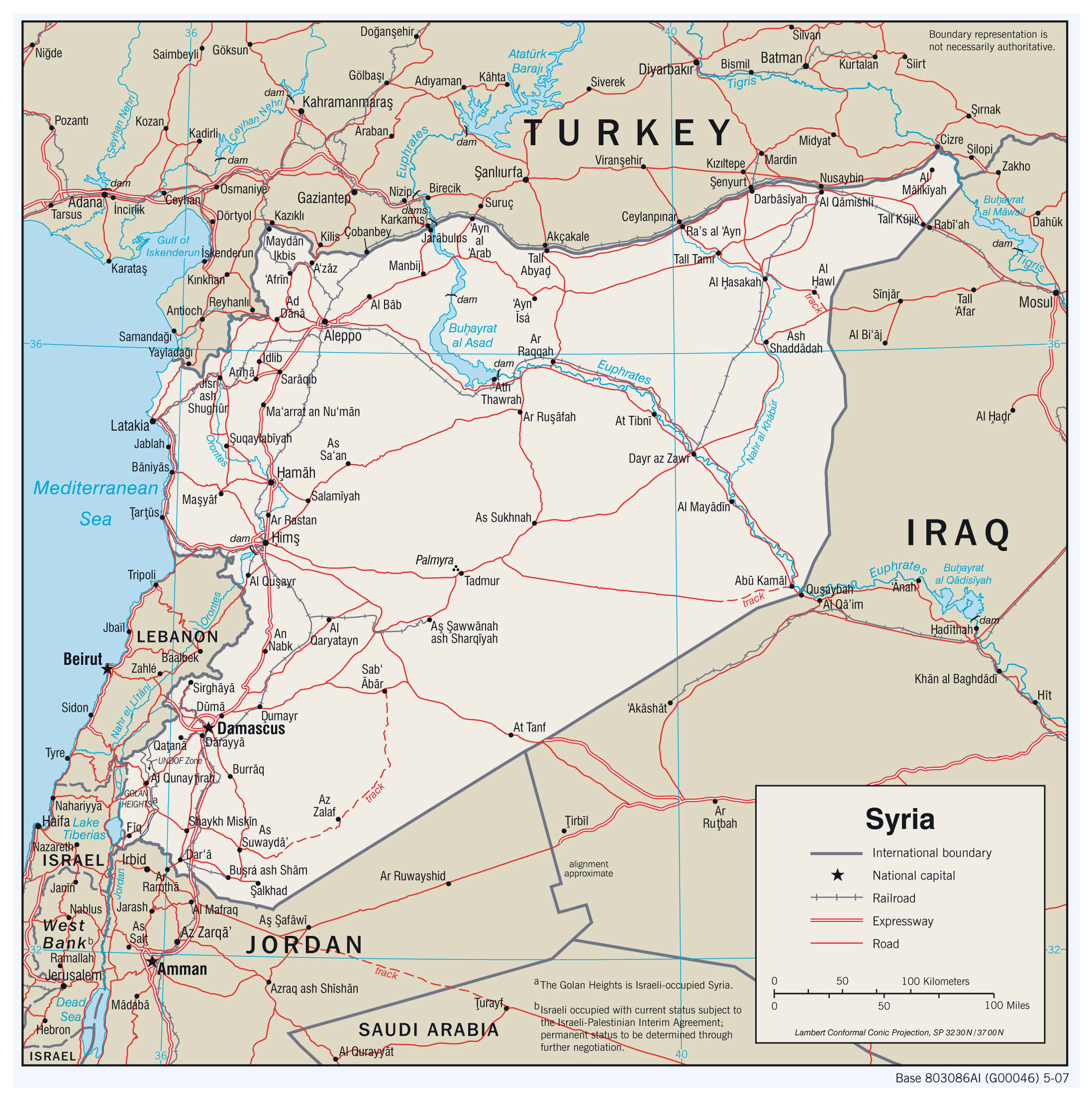 Printable Map Of Syria Printable Map Of Syria