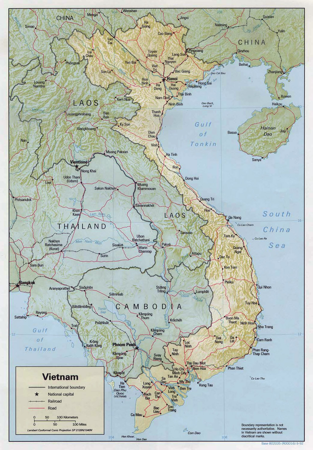 Maps of Vietnam Detailed map of Vietnam in English Tourist map of