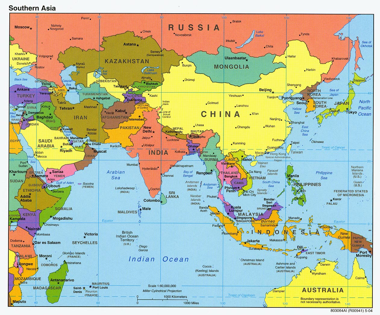 Maps Of Asia And Asia Countries Political Maps Administrative
