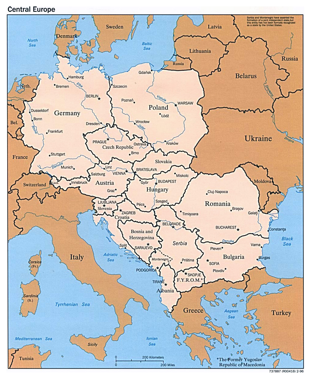 Elgritosagrado11 25 Awesome Map Of Central Europe With Major Cities