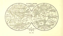 Map of Mars - 1892.